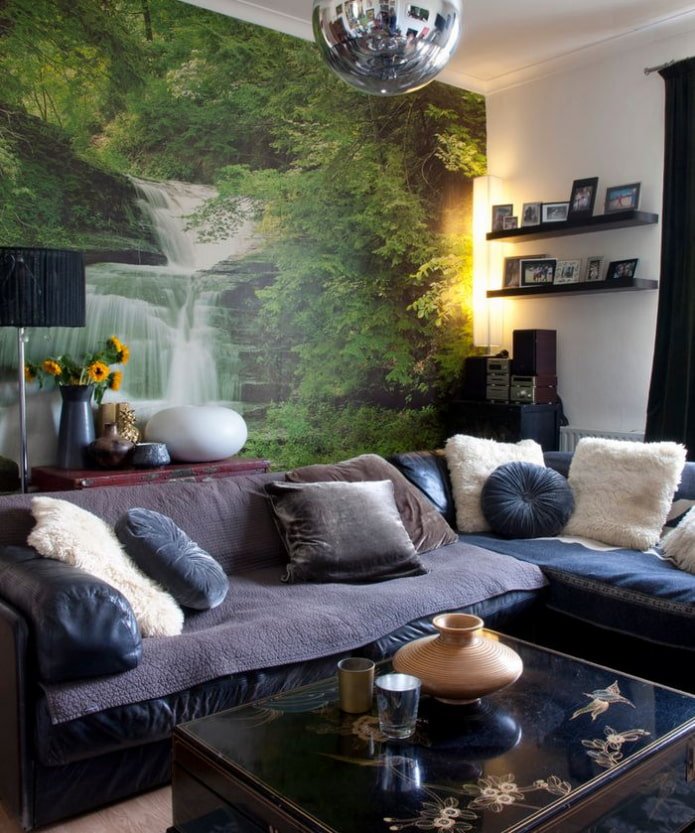 Fond d'écran photo avec des images de la nature à l'intérieur