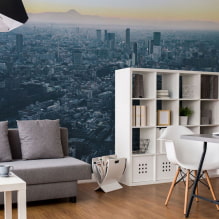 Papier peint photo moderne dans le salon-4