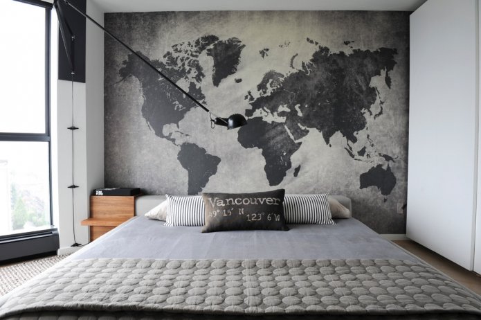 monochrome map