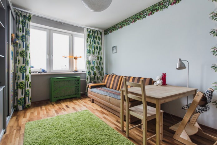 boîte en bois verte originale