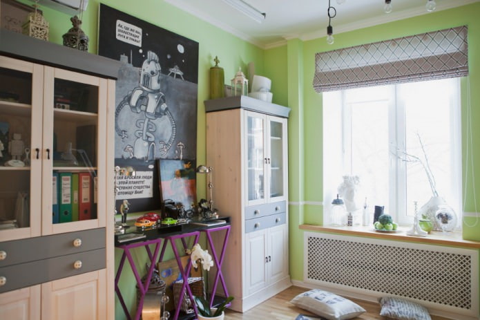 Grille blanche en plastique