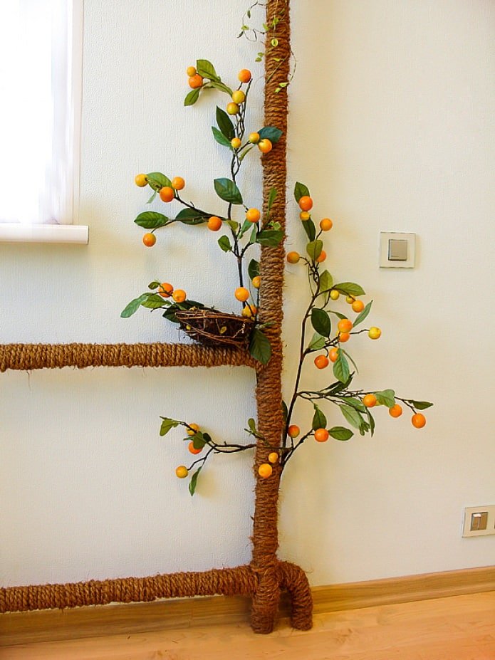 Cacher les tuyaux derrière un décor