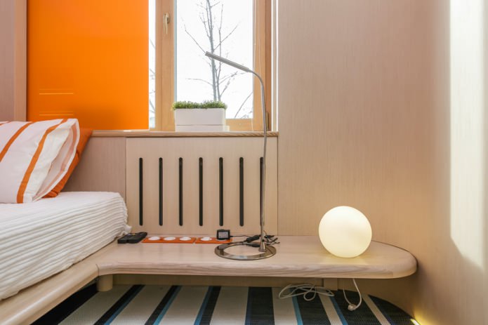 Masquer la batterie dans un intérieur moderne