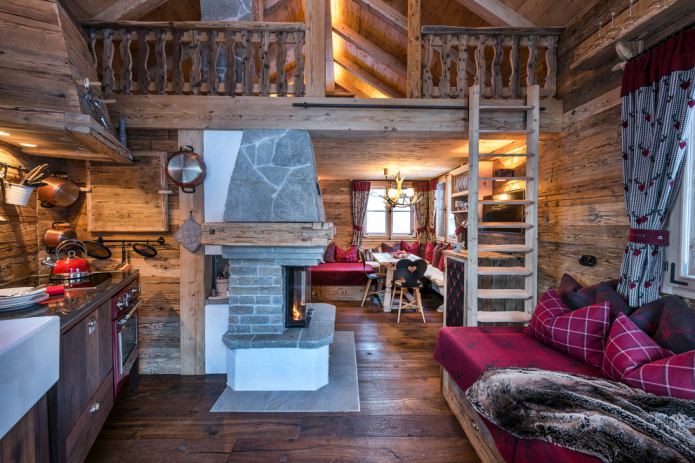 intérieur de maison de campagne