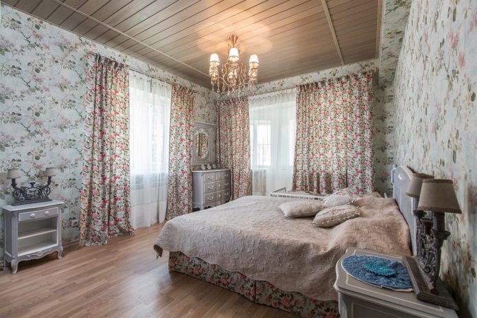 Couleurs d'une chambre de style provençal