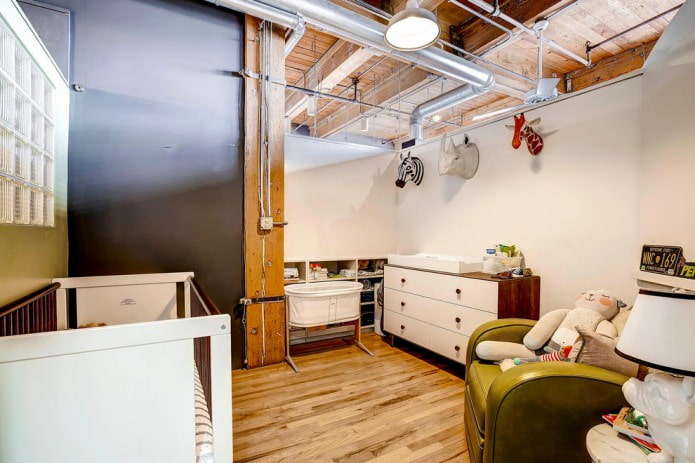 chambre d'enfant loft