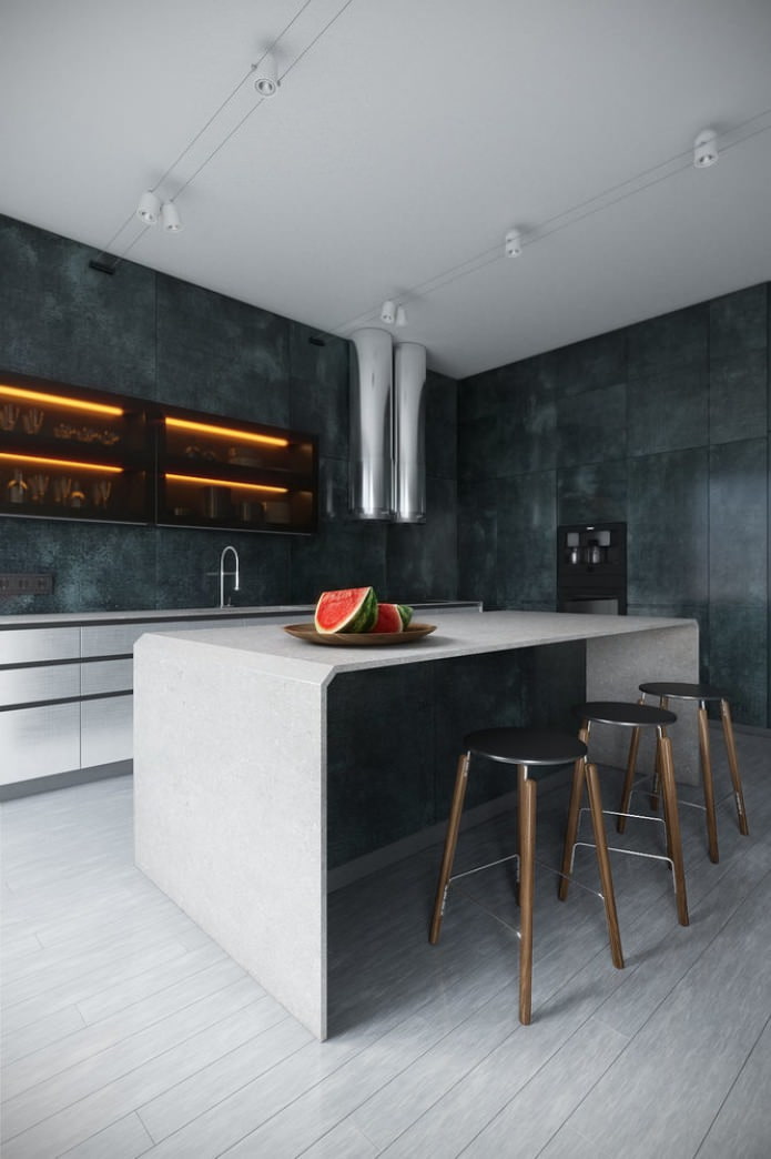 Cuisine de style high-tech