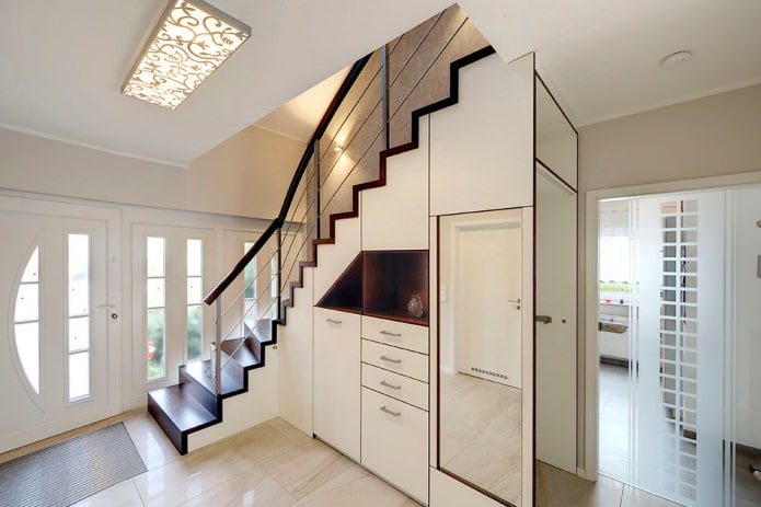 armoire sous l'escalier
