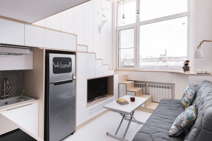 mur avec TV