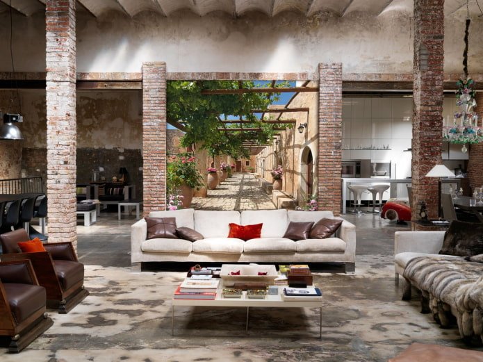 Papier peint photo 3D de style loft