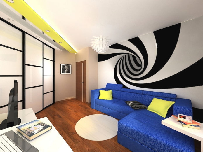 Papier peint photo 3D de style high-tech