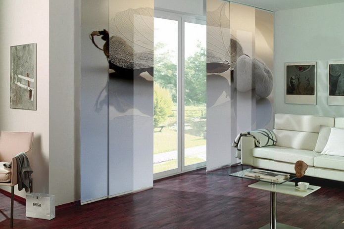 Rideaux japonais 3D