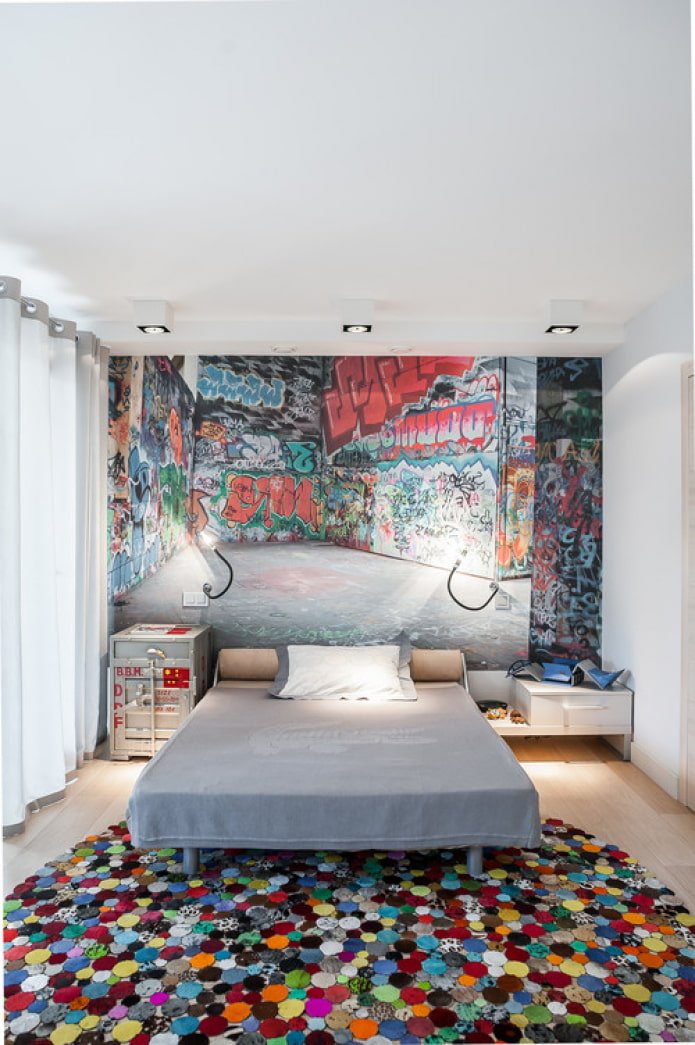 graffiti à l'intérieur