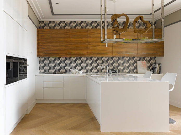 mur d'accent en carrelage