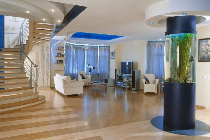 formes et tailles de l'aquarium