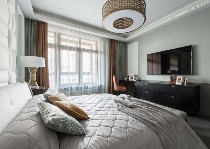 Chambre dans un intérieur américain