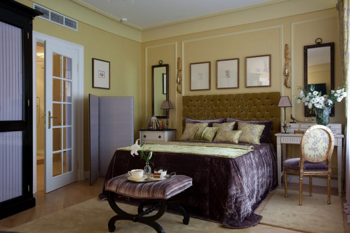 Décoration de chambre de style américain