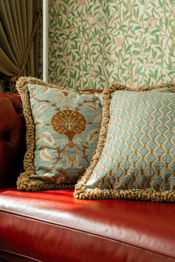 Coussins de style britannique