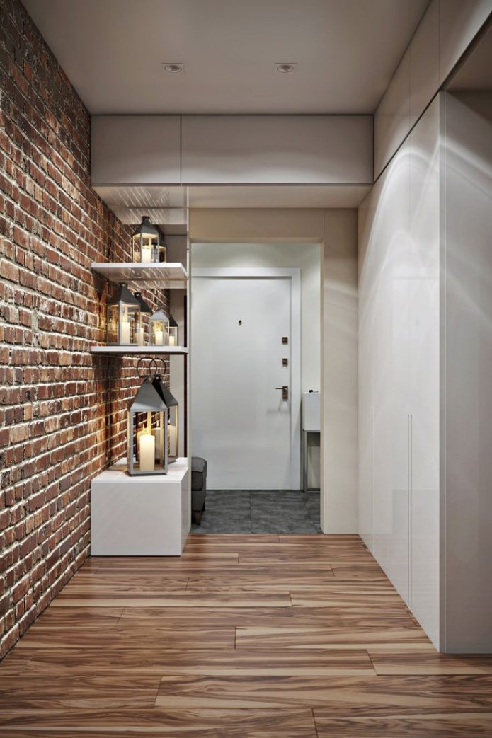 Couloir moderne avec mezzanine
