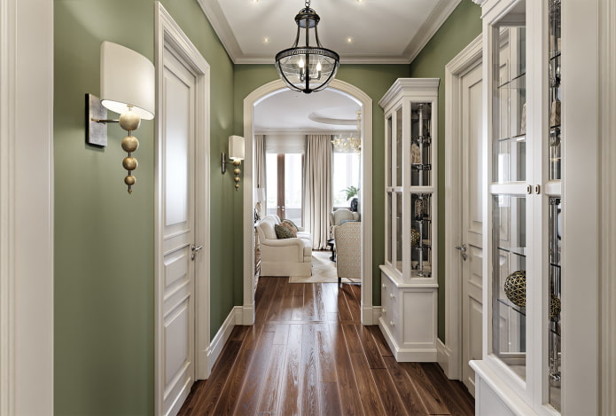 arche entre le salon et le couloir