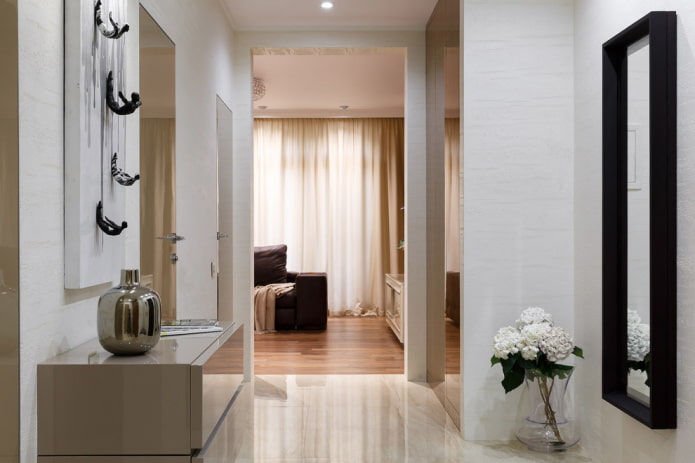 arche à l'intérieur du couloir dans un style moderne