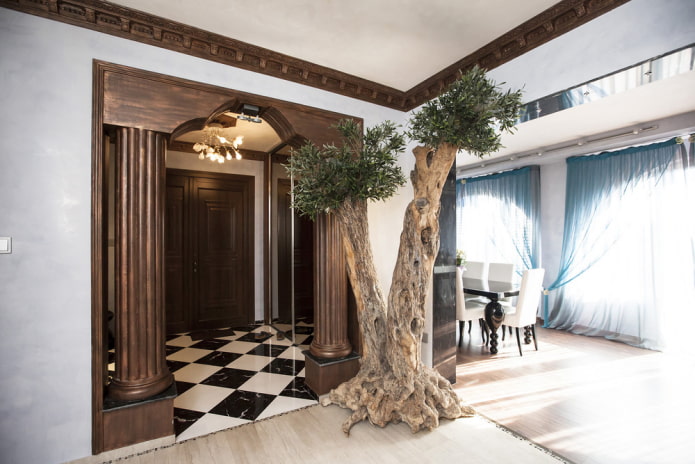 conception non standard de l'arche dans le couloir