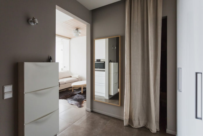 Arc dans un couloir de style moderne