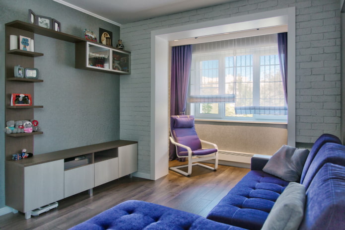 arche entre le hall et le balcon
