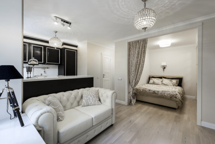 arche entre le salon et la chambre