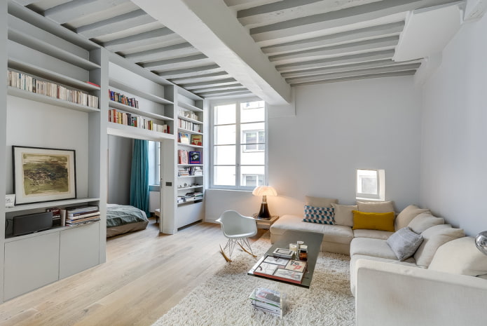 arche entre le salon et la chambre