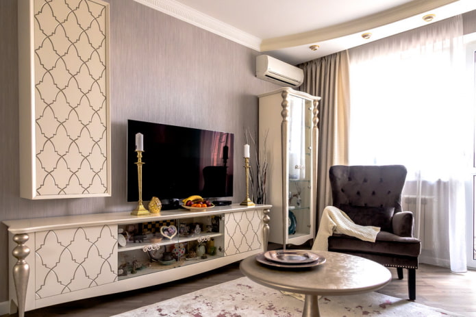 Mur du coin TV 