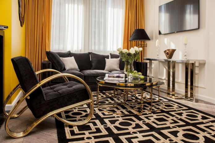 Rideaux et tapis Art déco