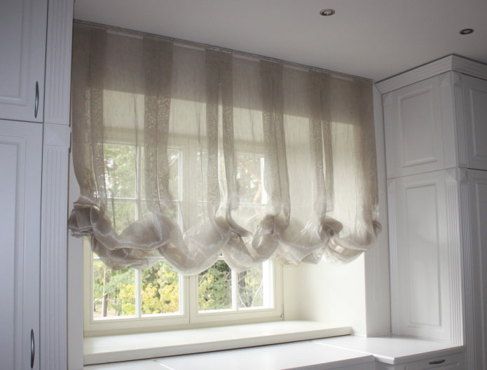 rideaux en organza