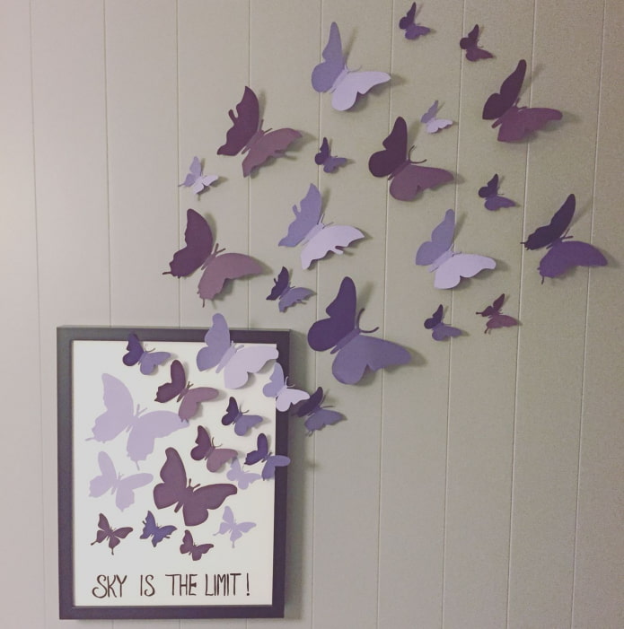 décor papillon