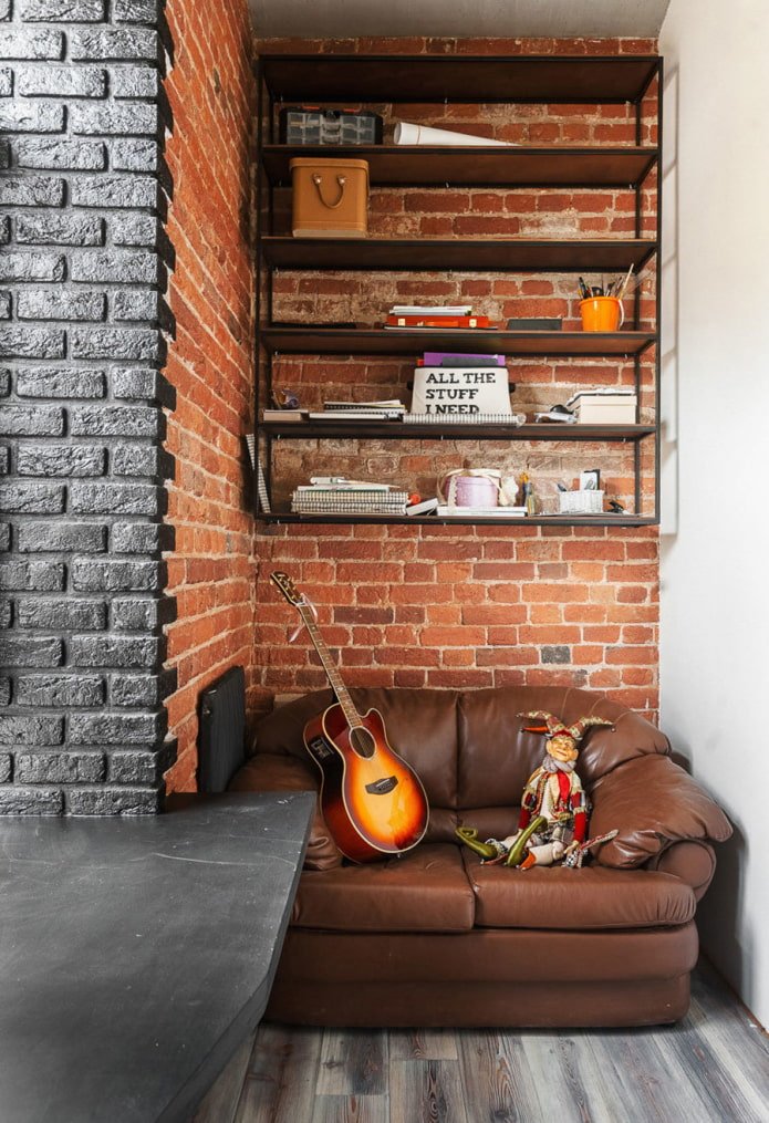 Loggia de style industriel