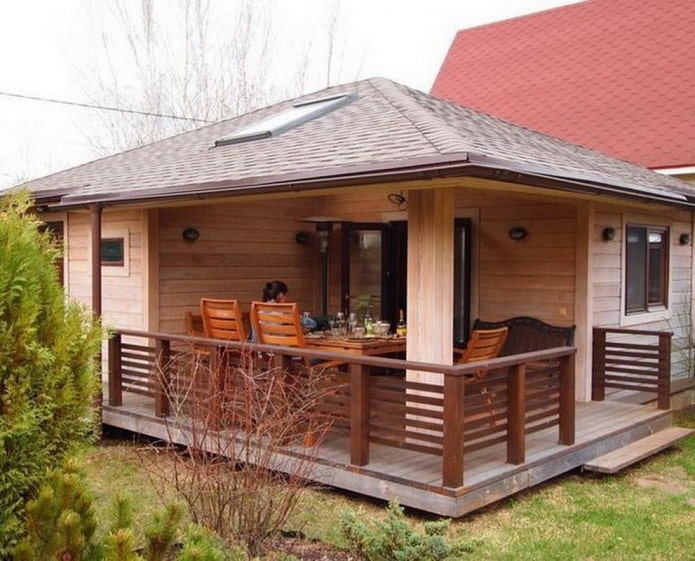 Terrasse non vitrée