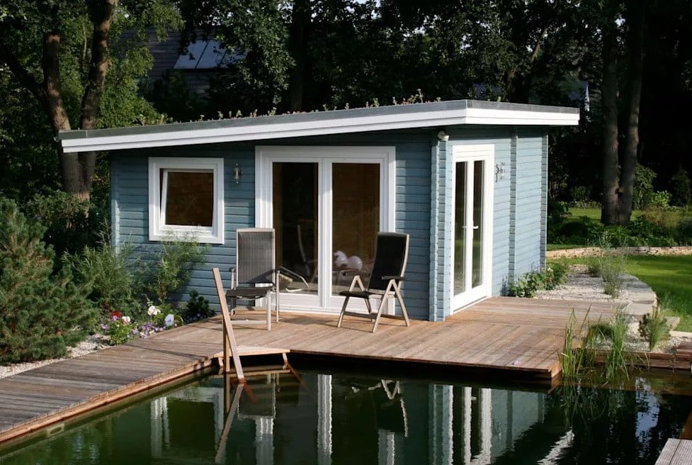 Bains publics de style scandinave