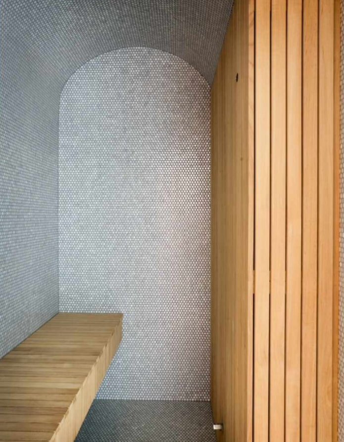 Décoration de salle de bain avec des mosaïques