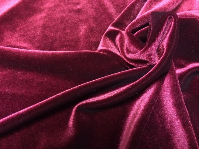 velour curtain material