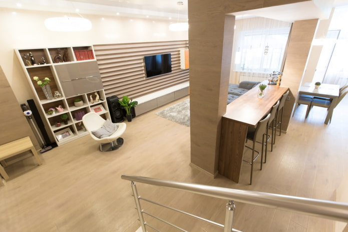 conception de comptoir de bar dans le hall intérieur