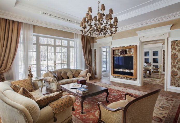 Intérieur de salon classique