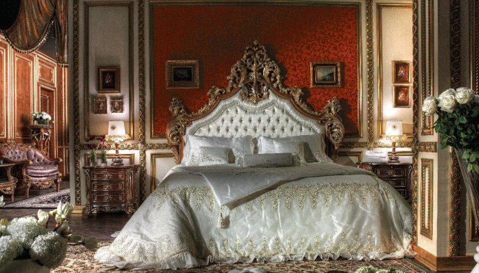 Intérieur de chambre de style baroque