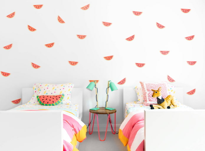 Autocollants sur le mur