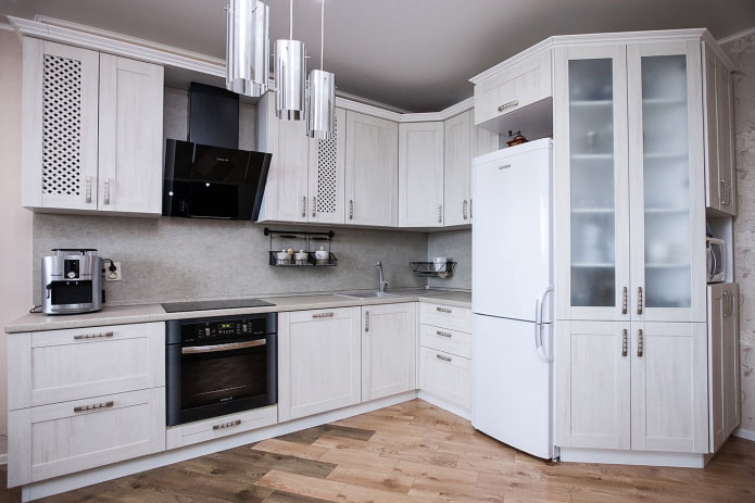 ensemble de cuisine blanc