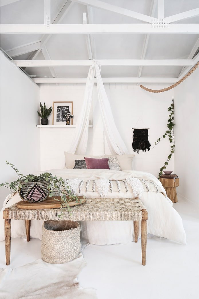 Chambre de style bohème