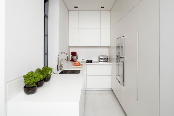 ensemble de cuisine blanc
