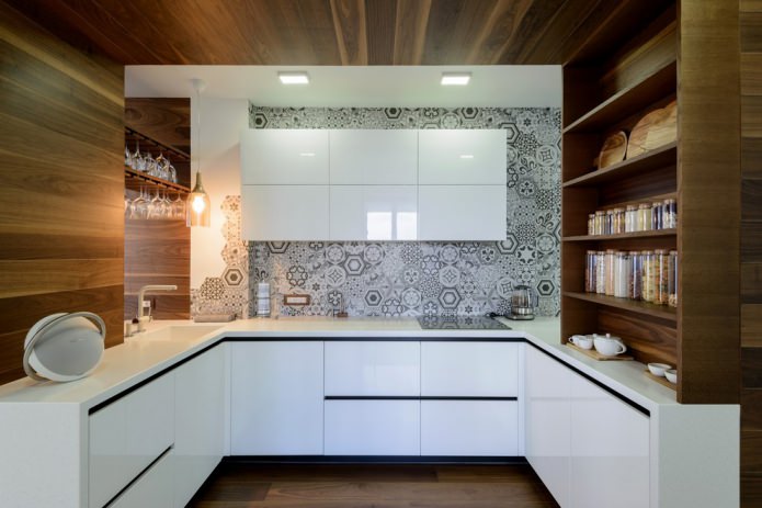 Meubles de cuisine en U