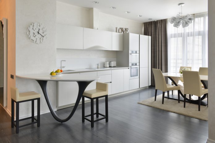 ensemble de cuisine blanc