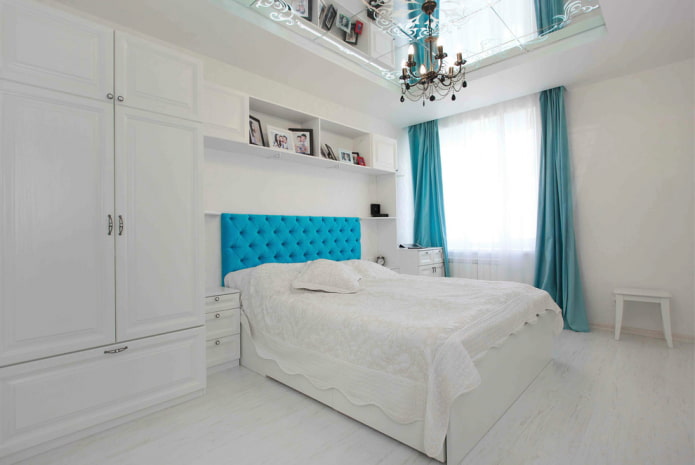 Stratifié blanc mat dans la chambre