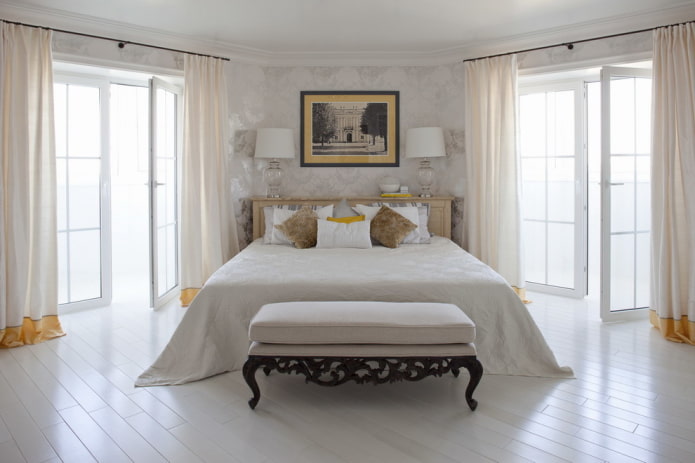 Pose diagonale de stratifié dans la chambre